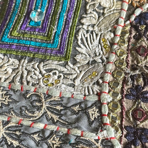 LOT OF 5 Indian Traditional Handmade Patchwork Cushion Cover Ethnic Emb… - Picture 14 of 16